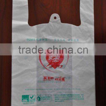 Biobased cornstarch eco-friendly shopping bag