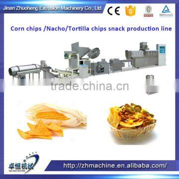 Corn chips snack manufacturing equipment