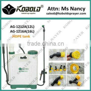 (AG-1220A) 20L agricultural high pressure automatic manual pump sprayer