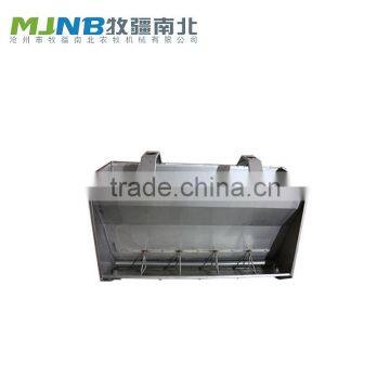 Pig trough double side stainless feeding trough
