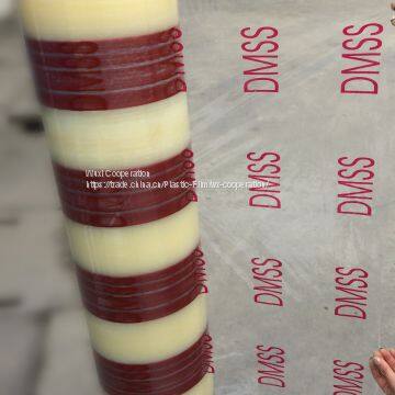 Temporary adhesive PE films with clear adhesive