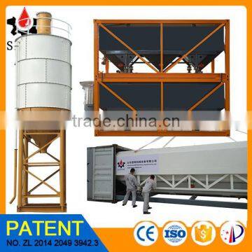 Steel cement storage silo price small cement silo with silo level sensor