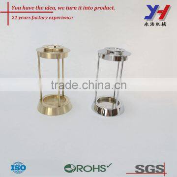 OEM ODM Custom Fabrication of Brass Candle Holder Five-Star Hotel Adornment Unique Ornaments