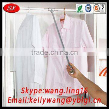 China Customized Wardrobe Clothes Hanging Rail/aluminum Clothes Rod Hanging Wardrobe Rail photo-5