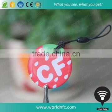 Hot Sales 13.56MHz Round Epoxy NFC Tag with 1k Memory