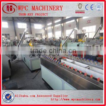 CE certificate Wood plastic composite profile machine/Wood plastic composite decking machine