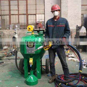 Dustless blasting machine, HL 1500 , 15 cubic ft dustless portable dustless blasting machine