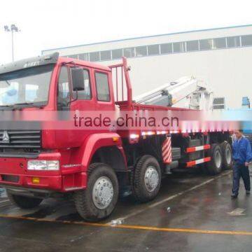 HOWO Mounted Crane Loading 30T Sinotruk Cargo Truck With Mounted Crane photo-5