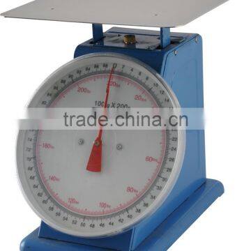 60/100/150 Kilogram Flat Stainless Plate Spring Mechanical Weighing Scale