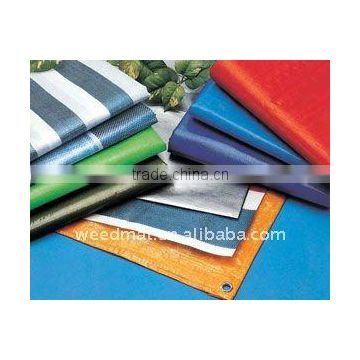 Woven fabric with PE laminated on single side