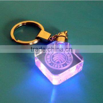 LED lamp crystal keyrings