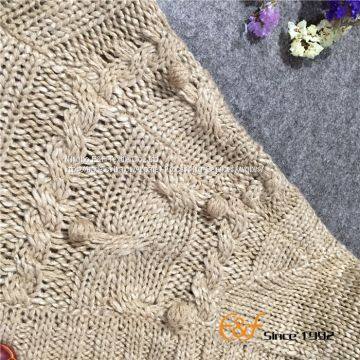 Spring Autumn Ladies Knitting Cardigan Sweater Cape photo-5
