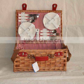 Linyi Cheap Wicker Picnic Basket for 4 Person Hotsale Wicker Empty Picnic Baskets photo-6