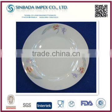 hot sale cheap 8 inch ceramic soup plate