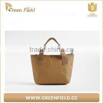 Kraft Paper Cooler Bag Market Promotion Paper Ice Bag Insulated Cooler Bag for Frozen Food photo-2