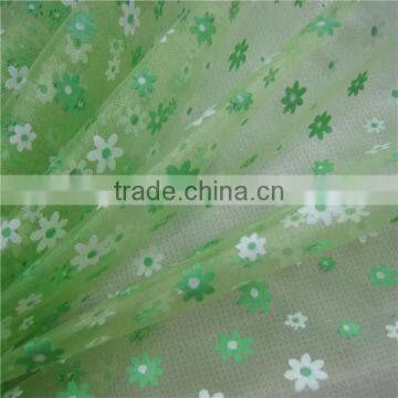 OG002 Hotsale Flower Printed Organza Fabric photo-4