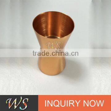 15ml 30ml 20ml 40ml 25ml 50ml or Customizing Acceptable Bronze Copper Rose Gold or Gold Plated Double Jigger photo-4