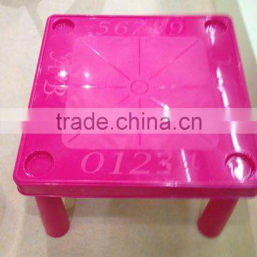 Carton Style Colorful Plastic Kids Table and Chair Set photo-4