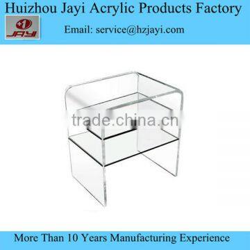 Clear acrylic plexiglass tv lcd cabinet designs