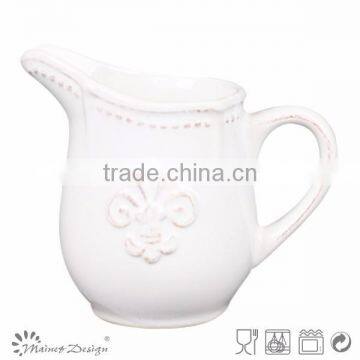 Color Glaze Ceramic Milk Jug Pitcher photo-3