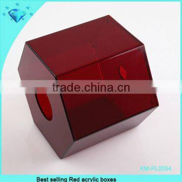 Best selling Red acrylic boxes acrylic box crafts