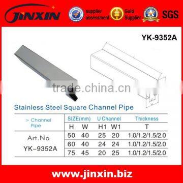 JINXIN 304 316 Oval Stainless Steel Slotted Tube for Handrail photo-2