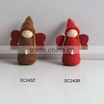 Christmas felt person standing decoration