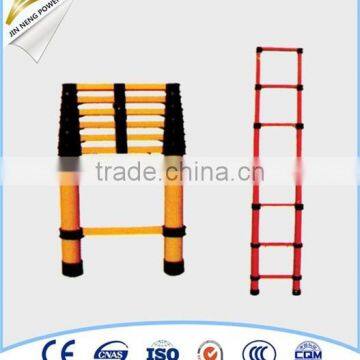 super light fiberglass electric telescopic step ladder