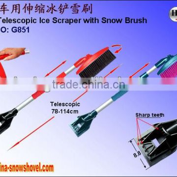 2-in-1 Telescopic Snow Scraper & Snow Brush