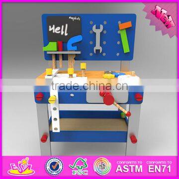2016 New Design Children Toy Wooden Tool Table W03D076A photo-2
