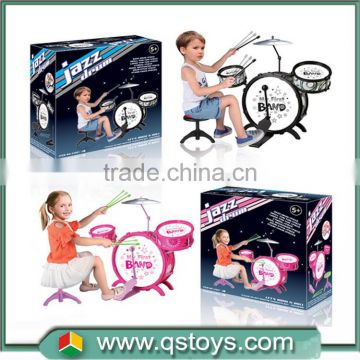 Promotional Musical Instrument Toy Jazz Drum Kids toy drum set QS150806070