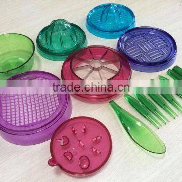 2016 wholesale 10 in 1 fruit making salad tools set kitchen tool