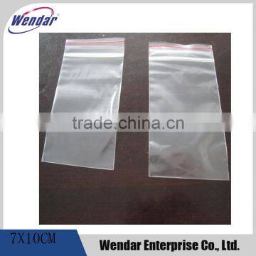 LDPE Plastic Zipper bag with Zippper Lock