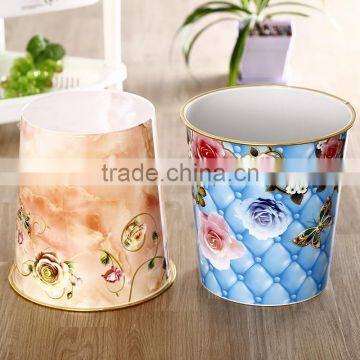 Factory Price Household Pure PP Plastic Round Dust Bin Storage Box photo-5