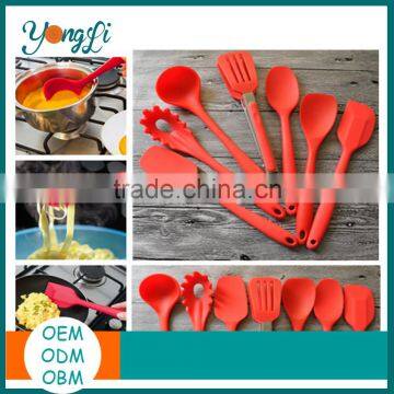 Promotional Novelty 2016 Kitchen & Home 7 Piece Silicone Utensil Set