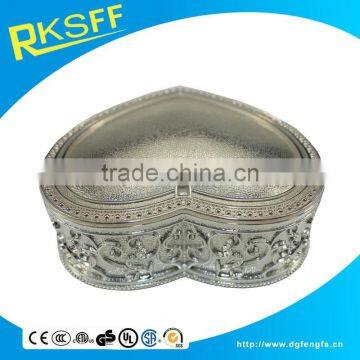 Custom Cheap Zinc Alloy Round Jewelry Gift Box photo-5