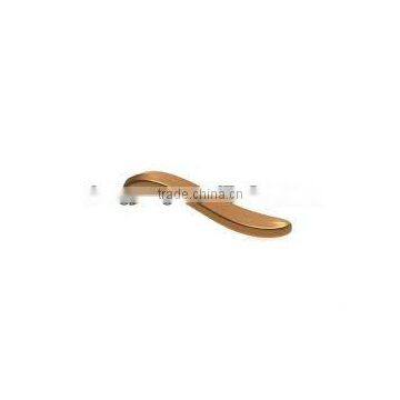 Simple, practical but elegant brass door handles