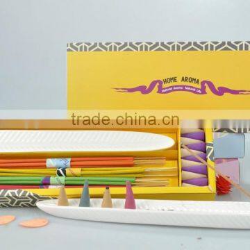 Fragrance incense stick and cone with insence stick holder