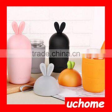 UCHOME 2017 HOT Product Cute Cartoon Glass Water Bottle For Kids