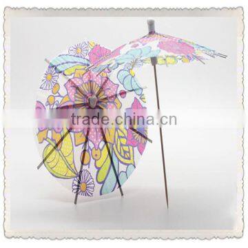 Tropical and high quality customed paper umbella