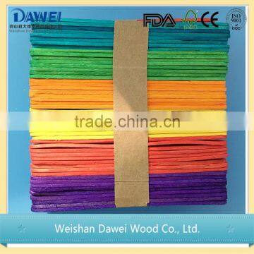 colorful ice cream craft wooden sticks