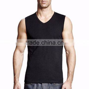 Custom V-neck Men's Slim Fit Tank Top