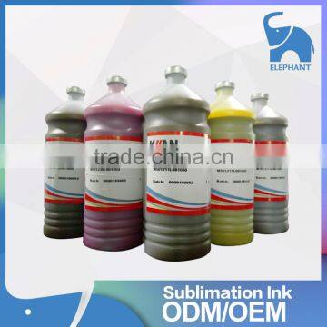 Heat transfer ink Type Kiian Sublimation ink for Roland /MIMAKI/Mutoh DX5/DX7 head