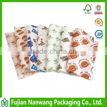 Food Grade Burger Wrapping Paper