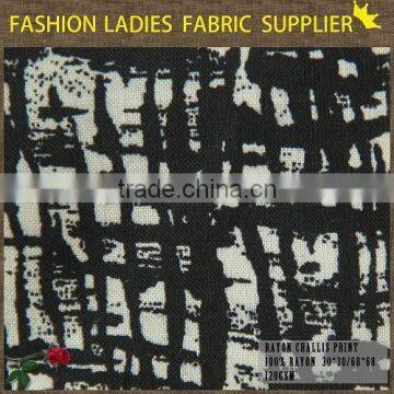 Cicheng Brand Design Colorful 100% Rayon Chaliis Print Fabric photo-2