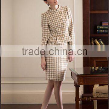 Fashion Ladies Skirt Suits Custom Women Suit WMS32 photo-3