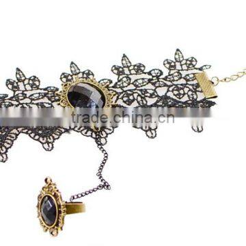 European Antique Palace Lace Bracelets New Fashion Girls Ring Bracelets Sets photo-4