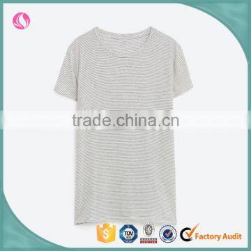 Wholesale Custom Fashion Plain Grey T Shirt Chinese Factory