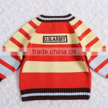 Boys Knitted Cardigan Sweater Pattern Kids Raglan Cardigan photo-2