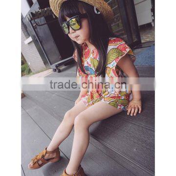 New 2017 Wholesale Fashion Summer Girls Cotton Trousers 1-6years photo-4